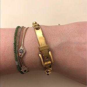 Michael Kors Gold Belt Bangle🔥✨💛